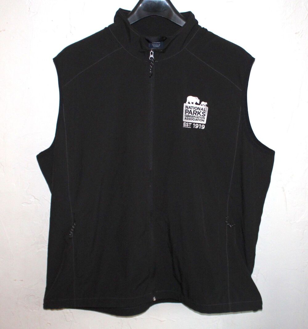 National Parks Conservation Association Black Vest 3XL Charles River outdoors